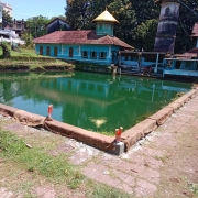 Pond renovation works