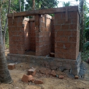 Toilet block works ongoing