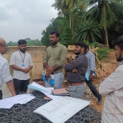 Site visit by GM.Scaria sir