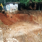 excavation work for abutment A1