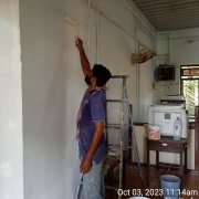 Painting works in existing classrooms