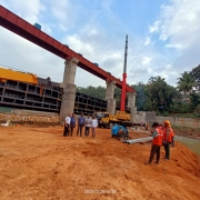 Gate erecting 