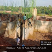 Abutment A1- shutter work ongoing 