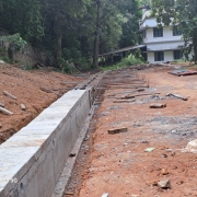 Side drainage works