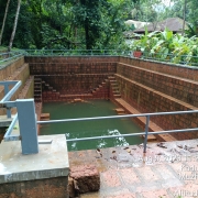 Handrails in Pond