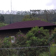 roofing with stone coated roofing material for staff quarters